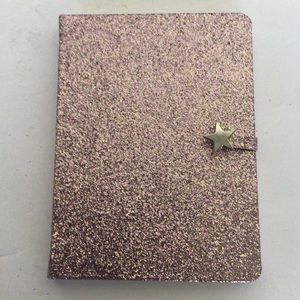 PINK GLITTER HARDBOUND JOURNAL NWT